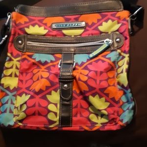 Lily Bloom Crossbody Purse 10"×10" 2.5" wide